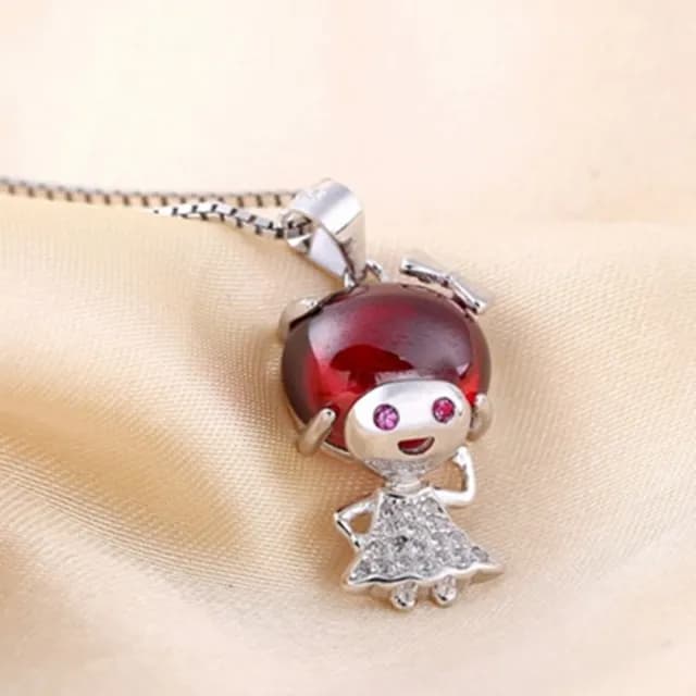 【米蘭精品】現貨+預購 項鍊鑲鑽流行銀飾品(童話故事百搭母親節情人節生日聖誕節交換禮物73am27)