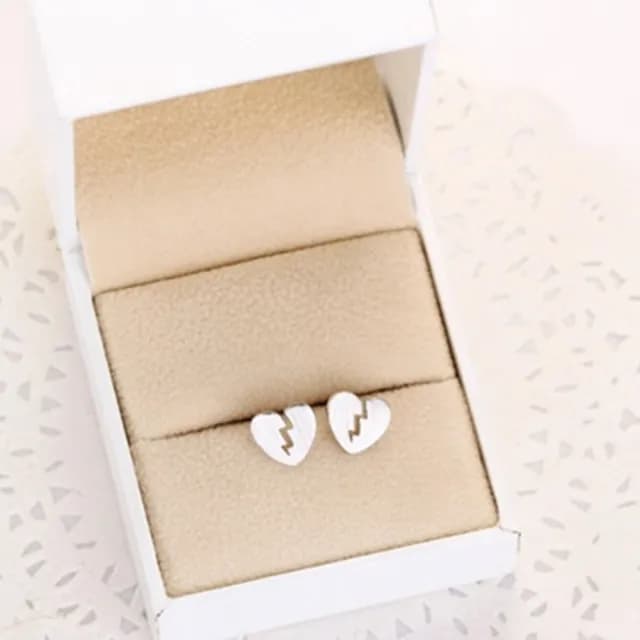 【米蘭精品】現貨+預購 耳環耳針式流行銀飾品(傷心獨特母親節情人節生日聖誕節交換禮物73al48)