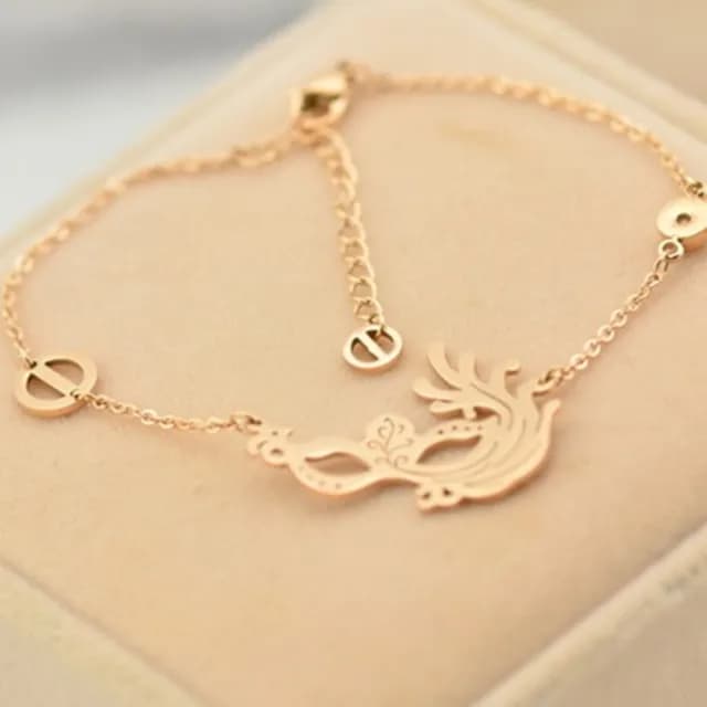 【米蘭精品】現貨+預購 玫瑰金鑲鑽手鍊流行飾品(創意時尚面具流行母親節生日情人節聖誕節交換禮物71ah4)