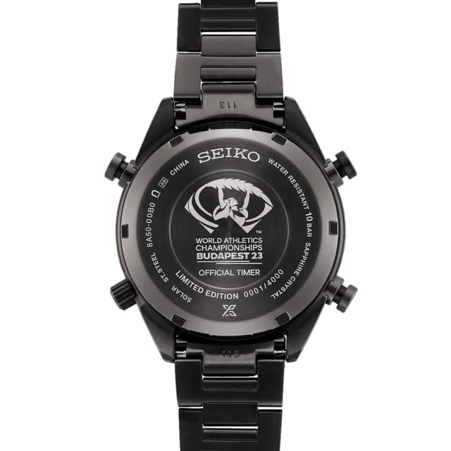 【SEIKO 精工】PROSPEX系列 40周年紀念 太陽能計時腕錶 畢業禮物 送禮 推薦(SFJ007P1/8A50-00B0SD)