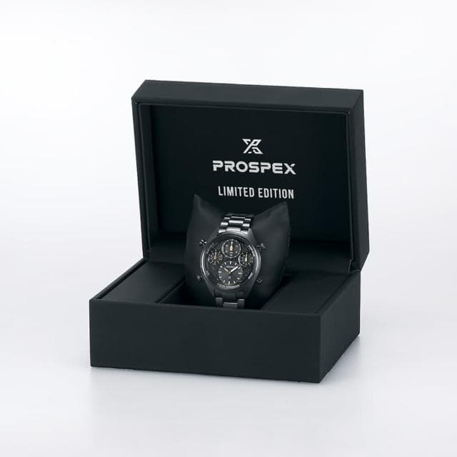 【SEIKO 精工】PROSPEX系列 40周年紀念 太陽能計時腕錶 母親節 禮物 推薦(SFJ007P1/8A50-00B0SD)