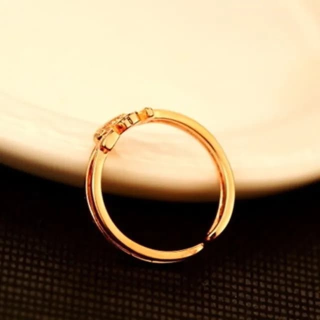 【米蘭精品】現貨+預購 玫瑰金戒指鑲鑽流行飾品(唯美心形造型七夕情人節生日聖誕節交換禮物73by22)
