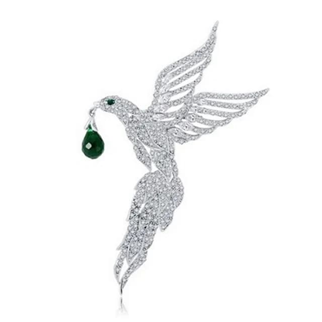 【米蘭精品】現貨+預購 胸針鍍白金水晶胸章飾品(時尚別緻鑲鑽小鳥情人節生日聖誕節交換禮物首選3色73cw22)