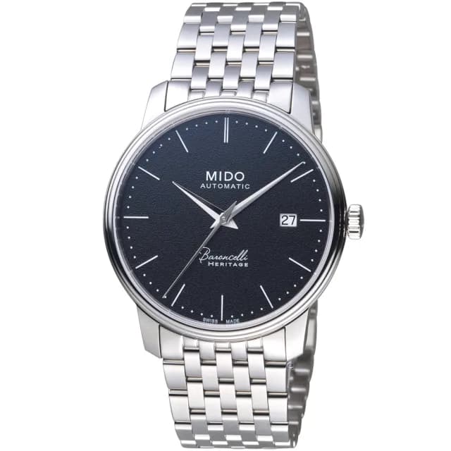 【MIDO美度 官方授權】BARONCELLI 永恆系列 III簡約俐落腕錶 送禮 推薦(M0274071105000)