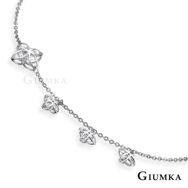 【GIUMKA】女士腳鍊．生命之花．新年禮物/開運/送禮(銀色款)