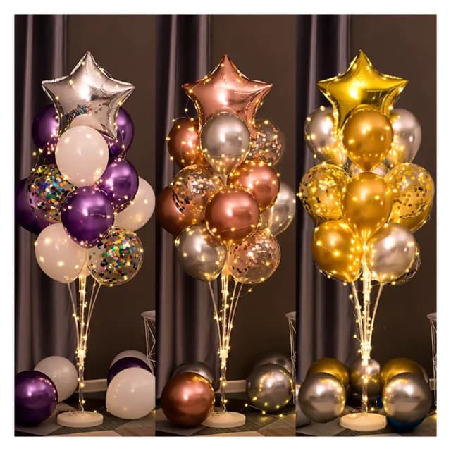 130cm氣球樹1組(氣球支架 空飄 氣球 生日佈置 告白氣球 婚禮佈置 聖誕佈置 聖誕氣球 生日氣球 耶誕)