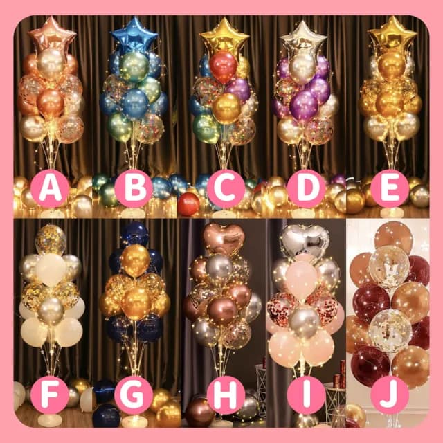 130cm氣球樹1組(氣球支架 空飄 氣球 生日佈置 告白氣球 婚禮佈置 聖誕佈置 聖誕氣球 生日氣球 耶誕)