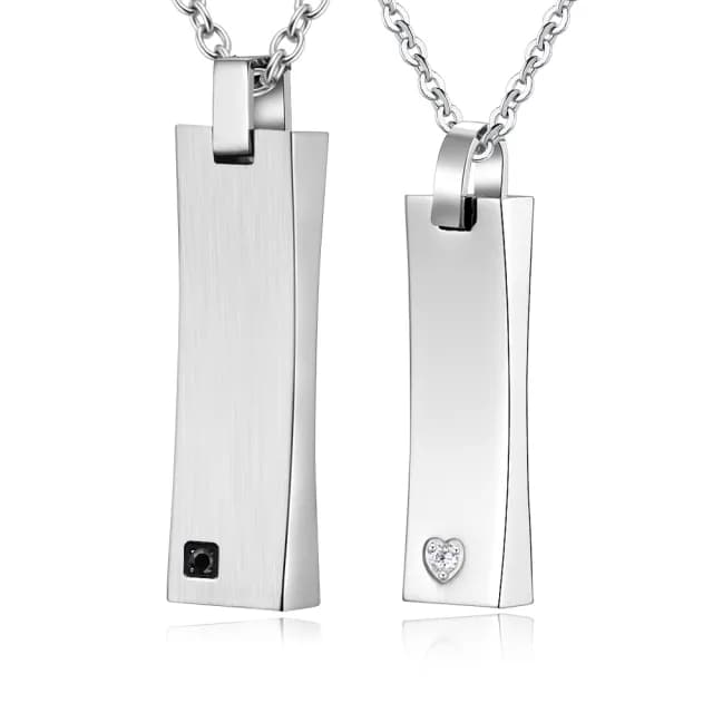 【GIUMKA】快速倉．項鍊．情侶對鍊．銀色(情人節禮物)