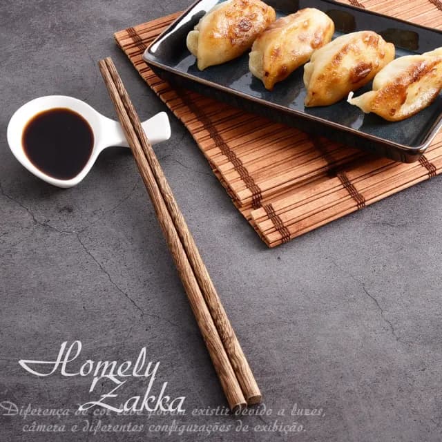 【Homely Zakka】天然實木餐具筷子25cm_禮盒10雙組(實木筷 木頭筷 筷子禮盒 原木筷子)