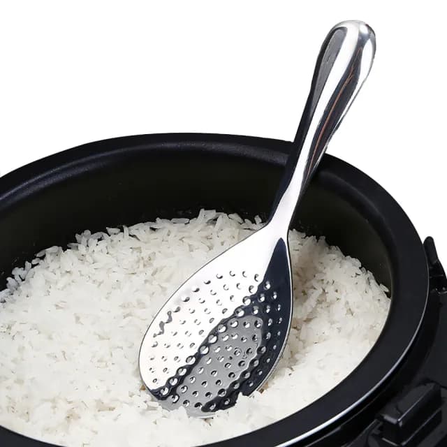 【飯飯之輩】304不鏽鋼凸點防沾飯勺(一體成型 易清洗 飯匙 飯鏟 大湯匙 餐勺 廚房餐具)