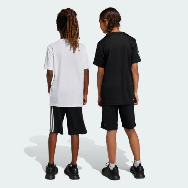 【adidas 愛迪達】ESSENTIALS 運動短褲 吸濕排汗 童裝(HS1606)