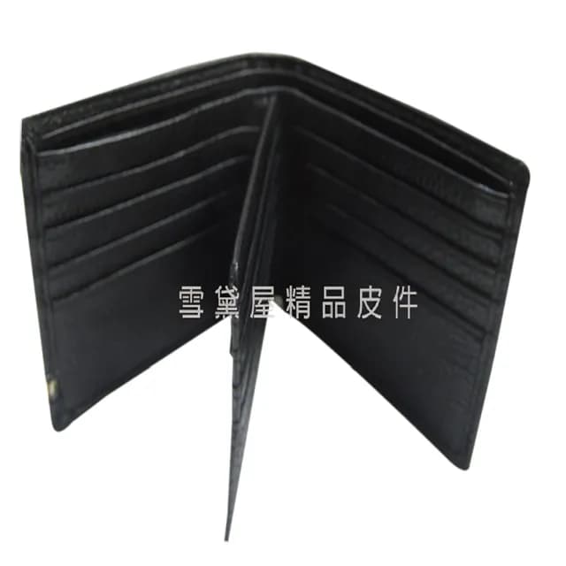 【SNOW.bagshop】情人節禮物 真皮包包  短夾二折型主袋休閒男仕款100%進口牛皮革材質(標準尺寸固定型證件夾
