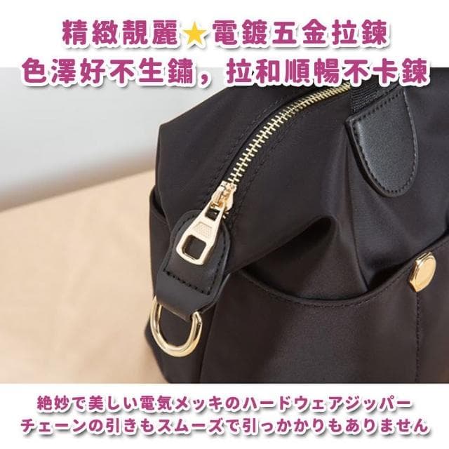 【DIVA】日系高質感多口袋超輕量防潑水托特包(女生禮物 交換禮物 )