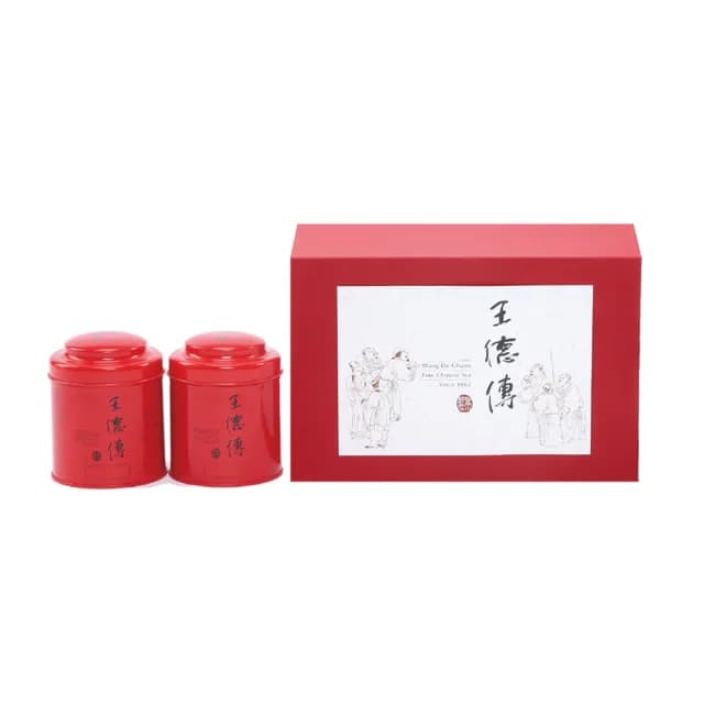 【王德傳】德傳特選茶葉禮盒-金萱烏龍茶葉100g＋焙香烏龍茶葉100g(德傳茶禮)