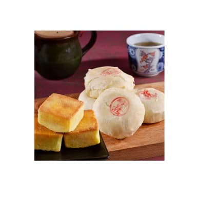 【鹿港鄭玉珍】招牌經典組合x1組(鳳黃酥12入x1+綠豆凸6入x1/組 中秋禮盒)