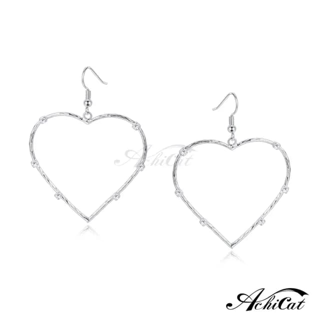 【AchiCat】耳環．耳針式．愛心(送閨蜜．新年禮物)