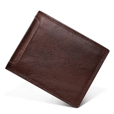 【米蘭精品】現貨+預購 短夾真皮皮夾(商務簡約休閒復古男皮件情人節生日父親節禮物2色73lu39)