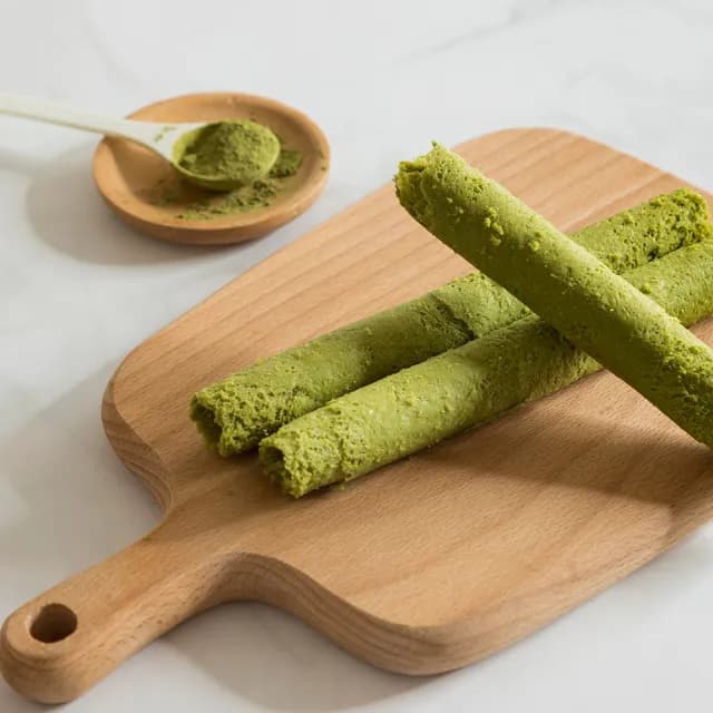 【英記餅家】綠茶蛋卷(165g/盒 禮盒 附提袋)