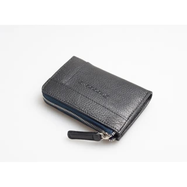 【Crocodile】雙11 鱷魚皮件 荔紋系列 真皮 1卡 零錢包 拉鍊零錢袋 0103-08004(真皮包包 荔紋系