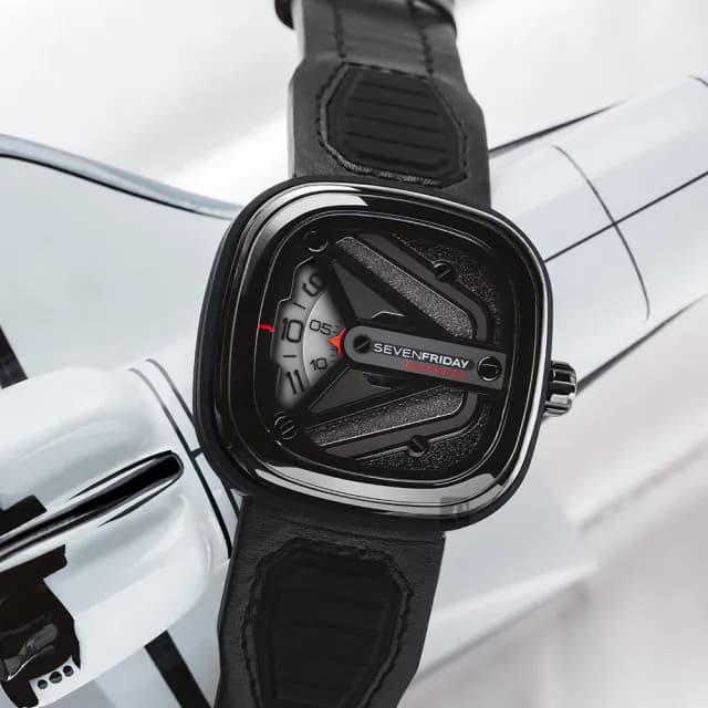 【SEVENFRIDAY】M3 星際太空船自動上鍊機械錶-黑/47mm 送禮 禮物 推薦(M3)