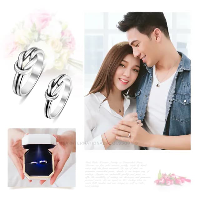 【GIUMKA】情侶對戒．純銀戒指．永結同心．情人節禮物