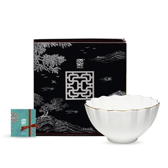 【TALES 神話言】花窗舞影-萬福芝蓮．碗(文創 禮品 禮物 收藏)