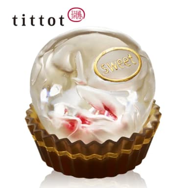 【tittot 琉園】甜蜜圓夢(送禮/琉璃/禮物/玻璃/水晶/藝術品/擺飾/禮贈/企業/)