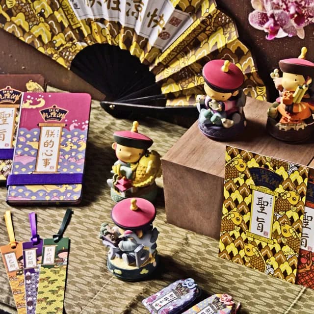 【TALES 神話言】公仔印章．朕的祝福 吉祥如意．乾隆游(文創 禮品 禮物 收藏)