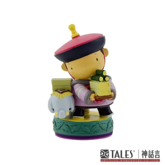 【TALES 神話言】公仔印章．朕的祝福 吉祥如意．乾隆游(文創 禮品 禮物 收藏)