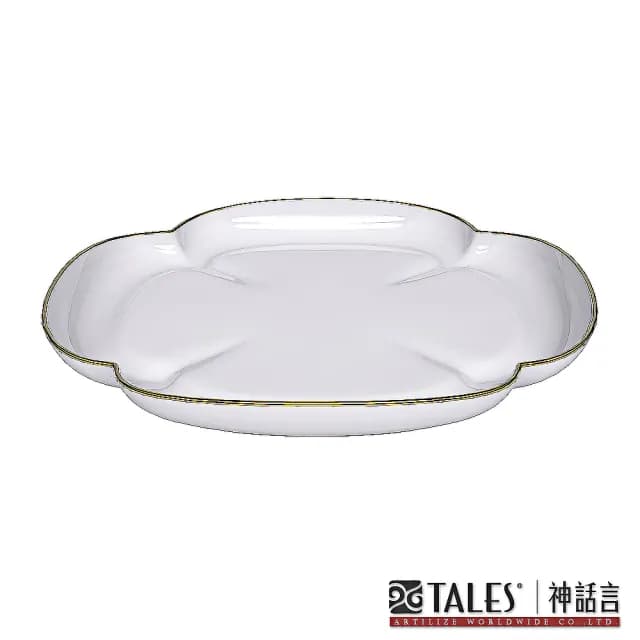 【TALES 神話言】花窗舞影- 冰玉丁香．油切盤(文創 禮品 禮物 收藏)