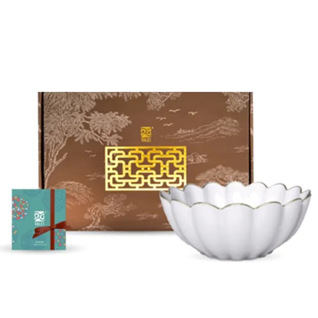 【TALES 神話言】花窗舞影- 金英雅菊．湯碗(文創 禮品 禮物 收藏)