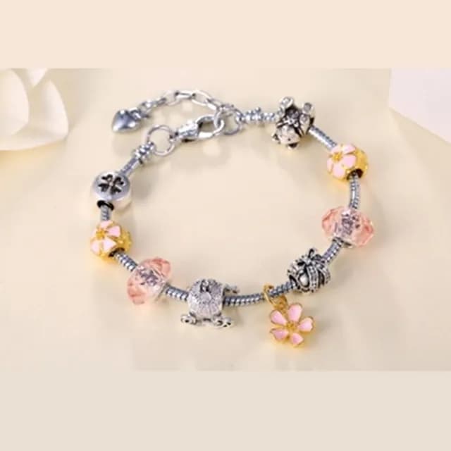【米蘭精品】現貨+預購 串珠手鍊飾品(時尚風格唯美櫻花母親節情人節生日聖誕節交換禮物73jt58)