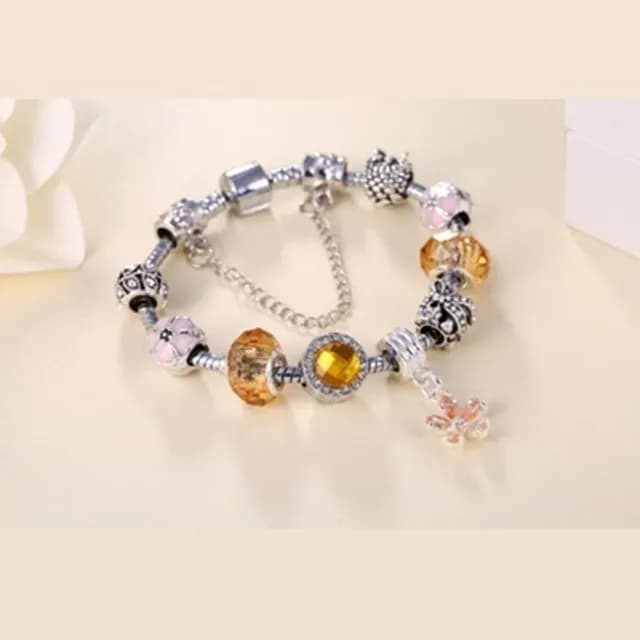 【米蘭精品】現貨+預購 串珠手鍊飾品(簡約時尚炫彩耀眼母親節情人節生日聖誕節交換禮物73jt74)