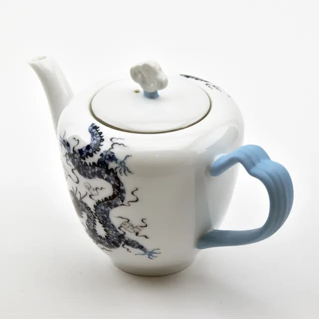 【TALES 神話言】甲辰龍年 世紀龍顏 中式正把茶壺(開運 吉祥 文創 禮品 禮物 收藏)