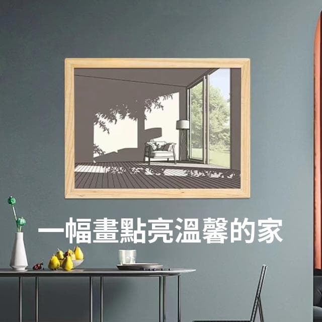 【Nil】創意氛圍小夜燈裝飾畫 LED光影燈光畫 擺件掛燈畫 發光畫 相框燈 氛圍燈 畫框燈(母親節禮物)