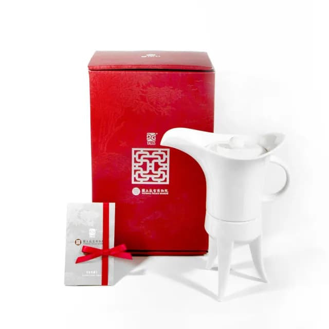 【TALES 神話言】國寶雅翫-廣盛高爵 白瓷(文創 禮品 禮物 收藏)