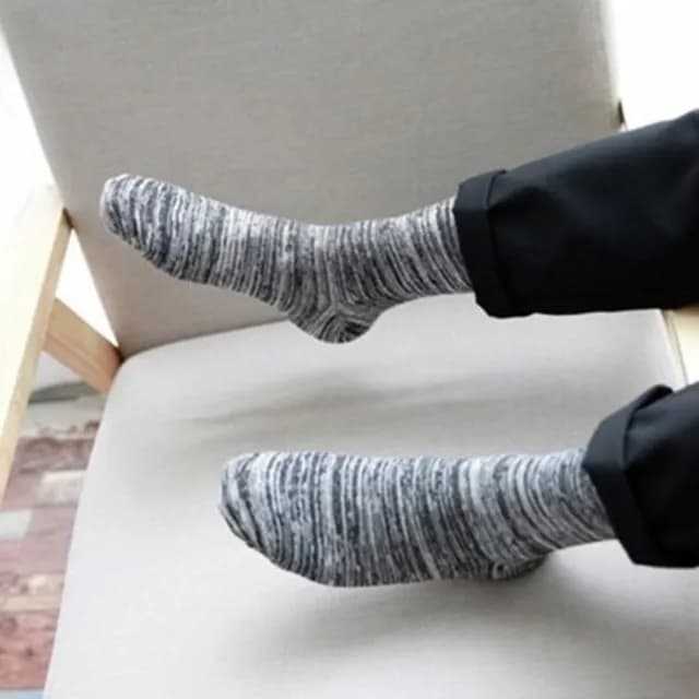 【米蘭精品】現貨+預購 男襪子禮盒(保暖防臭迷彩純棉長襪父親節情人節生日禮物5色72s1)