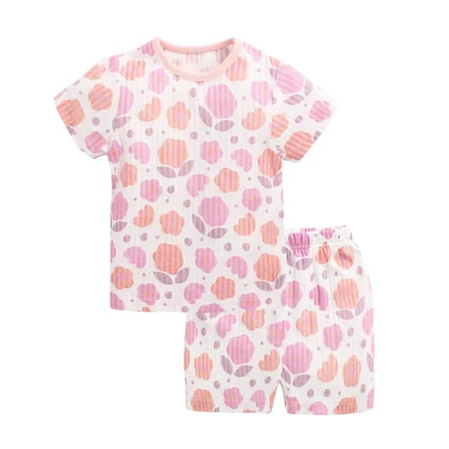 【Baby童衣】休閒套裝 居家套裝 兒童套裝 夏日輕薄涼感童裝 90067(童裝 兒童睡衣)