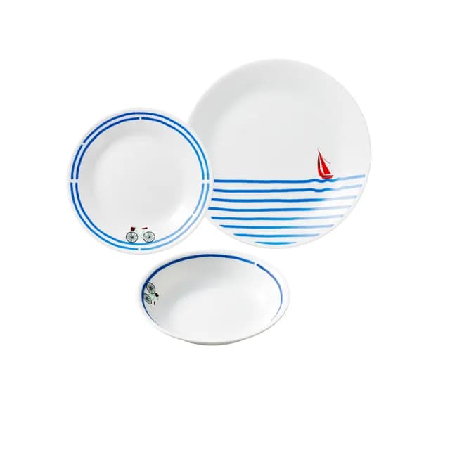 【CORELLE 康寧餐具】奇幻旅程3件式餐盤組(C01)