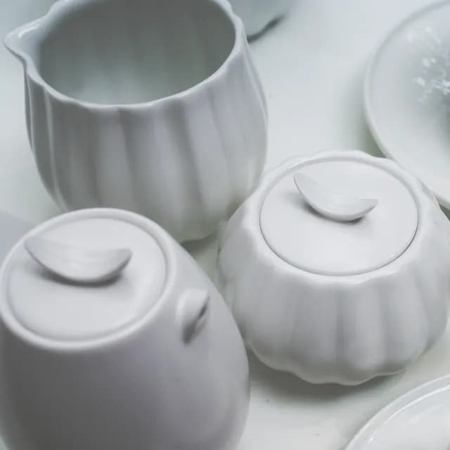 【TALES 神話言】菊影•糖罐•風雅食具(文創 禮品 禮物 收藏)