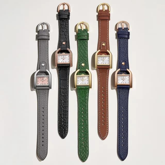 【FOSSIL】Harwell 復古鎖頭造型女錶-28mm 禮物 送禮 推薦(ES5264)