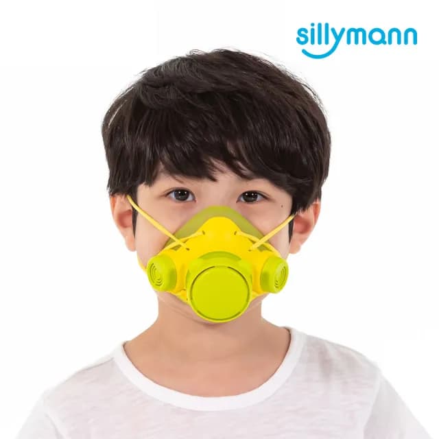 【韓國sillymann】100%鉑金矽膠防霧霾口罩-2色(鉑金矽膠可進沸水、蒸氣紫外線消毒鍋消毒)
