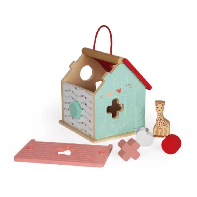 【法國Janod】蘇菲的世界-我的形狀屋(禮物 彌月 生日 小肌肉)