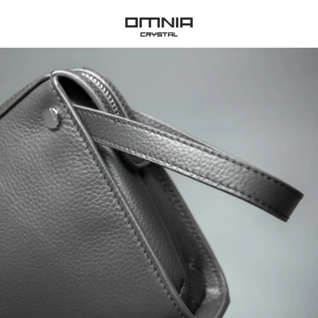 【OMNIA】父親節禮物 韓國DUTCH頂級牛皮男士手拿包 NO.MB5103(真皮包包 男手拿包 真皮手拿包)