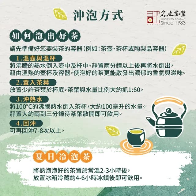 【名池茶業】梨山金萱茶葉150gx4包(大師限定款;共1斤)