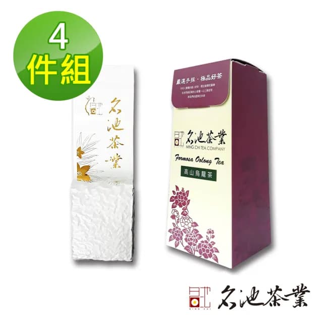 【名池茶業】梨山金萱茶葉150gx4包(大師限定款;共1斤)