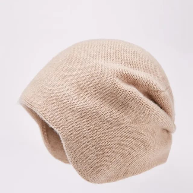 【米蘭精品】現貨+預購 羊毛帽針織帽(保暖護耳純色包頭毛線男帽子情人節生日聖誕節交換禮物4色73wj10)