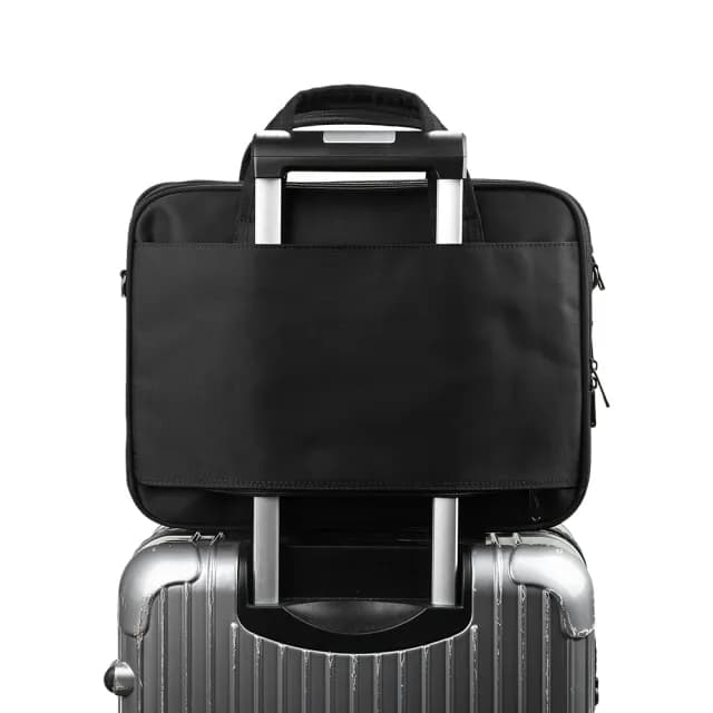 【Valentino Rudy 范倫鐵諾.路迪】簡約輕量尼龍材質手提斜背公事包(VR21861 七夕情人節禮物 送禮 男包)