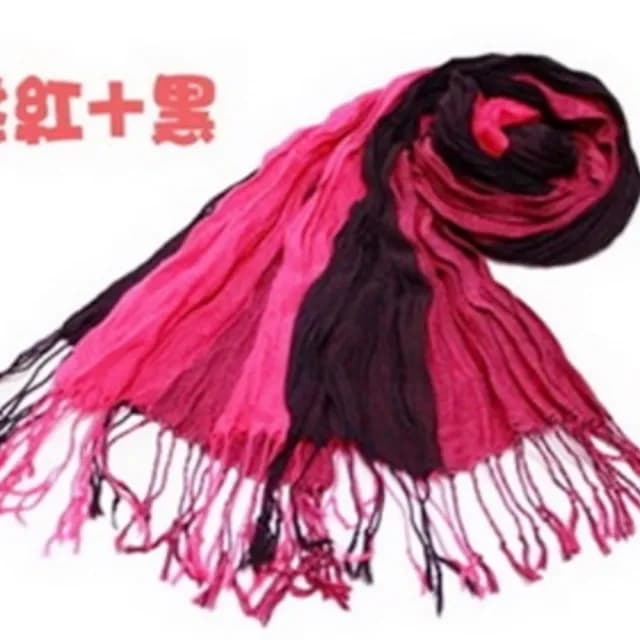 【橘魔法】格紋百搭款壓皺加長圍巾(G17 格紋百搭款 壓皺加長10色 秋冬造型圍巾披巾 團購價 交換禮物)