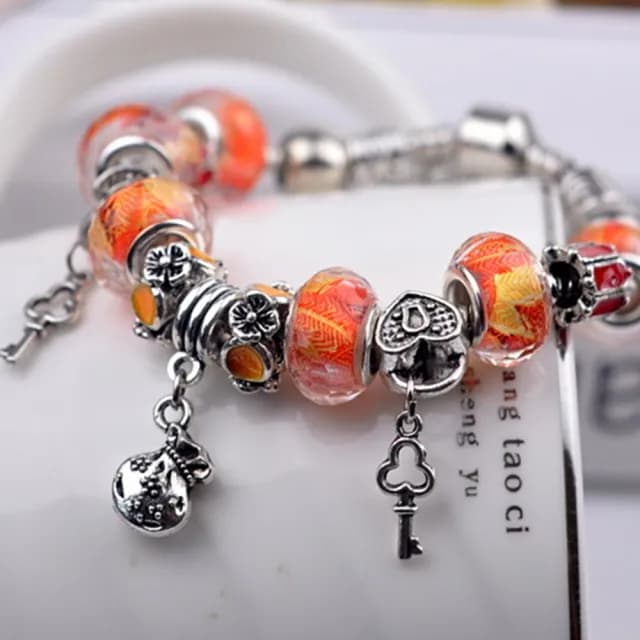 【米蘭精品】現貨+預購 串珠手鍊(琉璃珠歐美時尚潮流精美母親節情人節生日聖誕節交換禮物女飾品71o118)